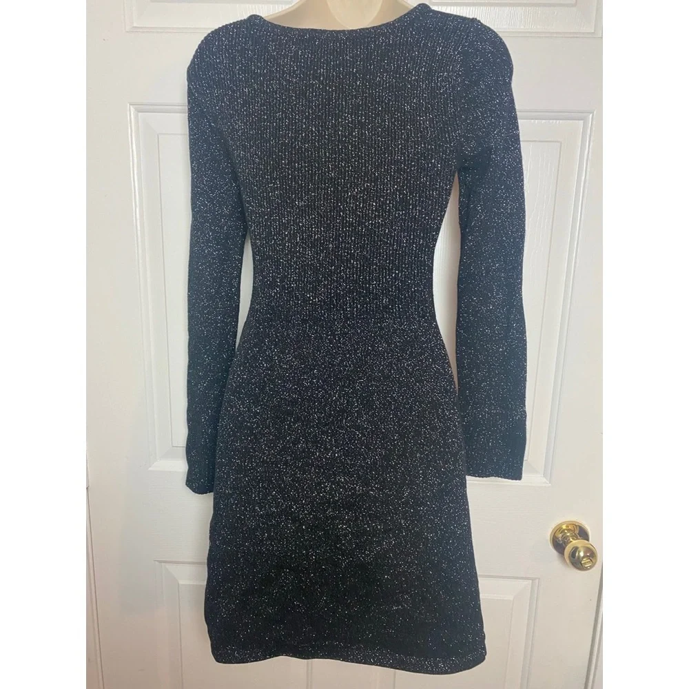 White House Black Market Glitter Knit Dress - Picture 2 of 4